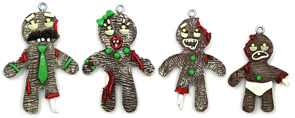 Gingerbread-Zombie-Christmas-Ornaments